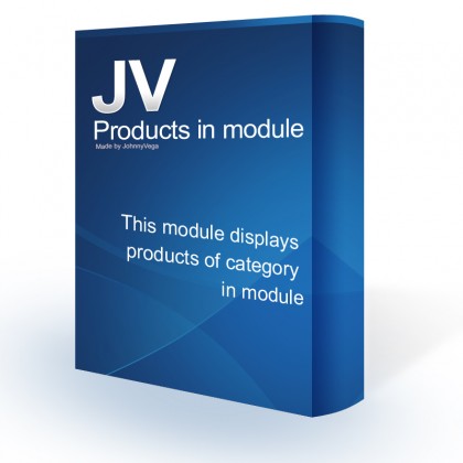 JV_Products in module - расширенное управление выводом товаров из категорий в модуль